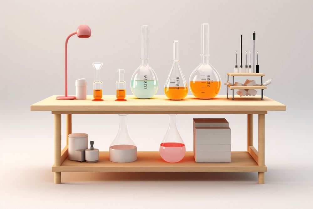 Science table lab biotechnology. AI generated Image by rawpixel.