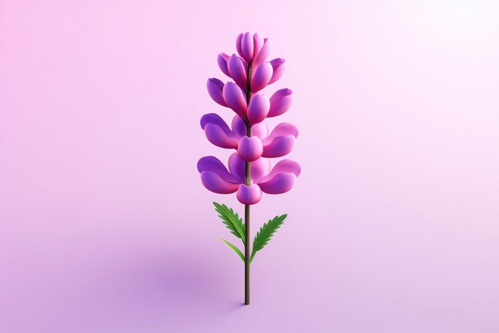 Blossom flower purple petal. AI generated Image by rawpixel.