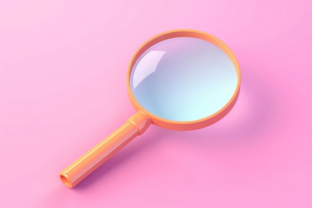 Magnifying reflection circle racket. AI generated Image by rawpixel.