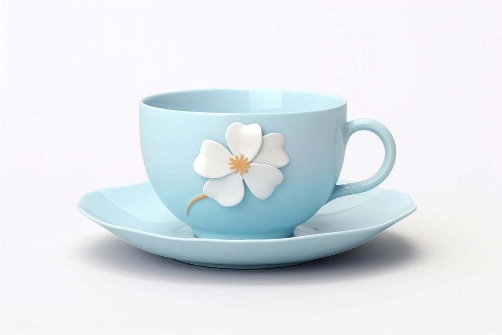Coffee cup porcelain saucer. AI generated Image by rawpixel.