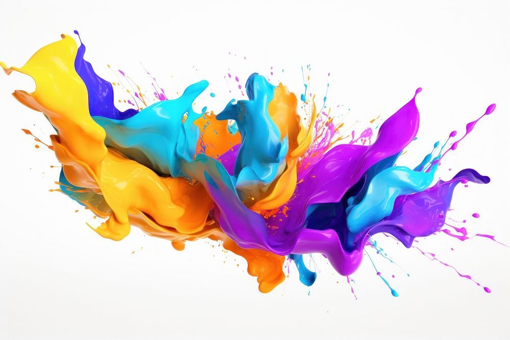 Backgrounds purple paint white background. AI generated Image by rawpixel.