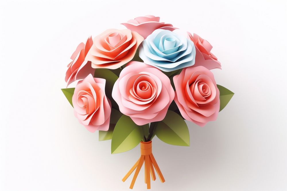 Flower rose plant art. AI generated Image by rawpixel.