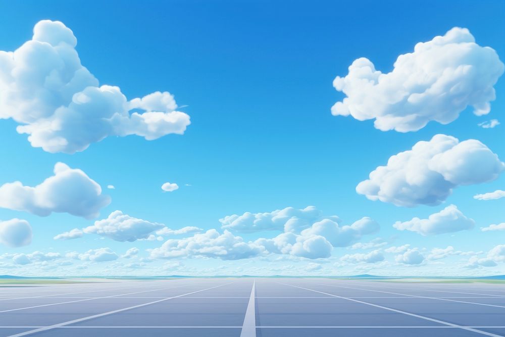 Sky backgrounds outdoors horizon. AI generated Image by rawpixel.