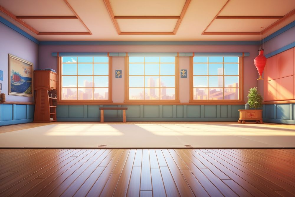 Flooring hardwood window room. AI generated Image by rawpixel.