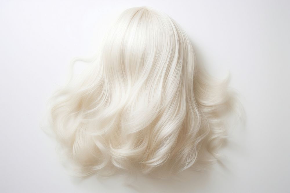 Wig white hairstyle headshot. AI generated Image by rawpixel.