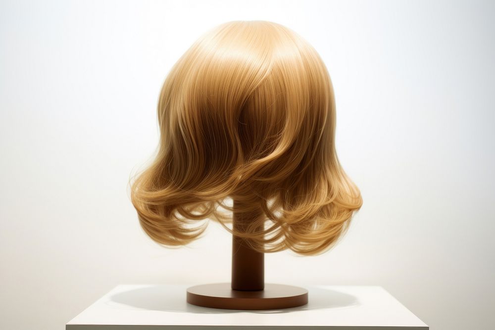 Wig hairstyle sculpture mannequin. 