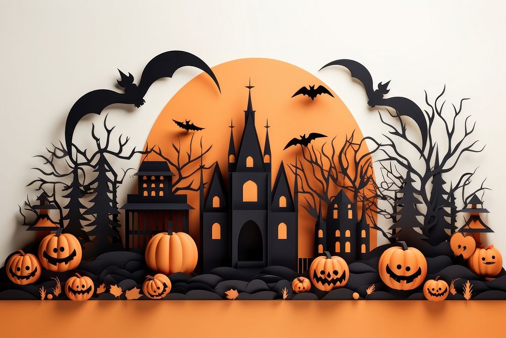 Halloween craft face anthropomorphic. AI generated Image by rawpixel.