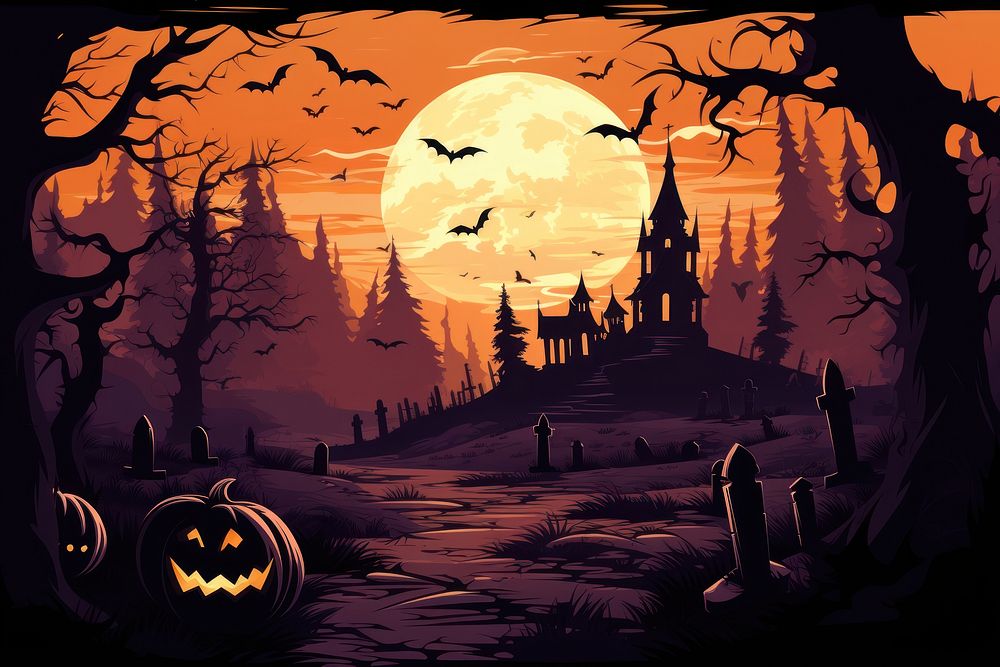 Halloween outdoors face anthropomorphic.