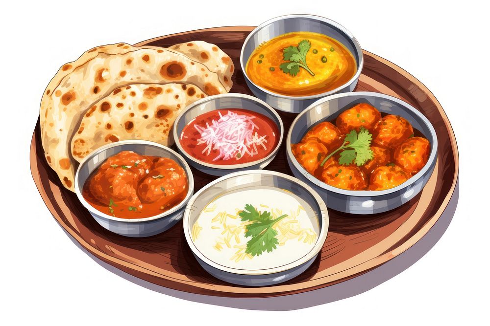 Food curry lunch meal. AI generated Image by rawpixel.