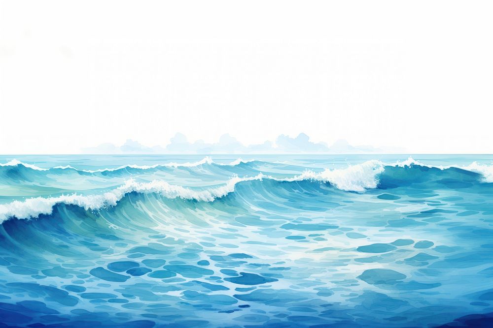 Sea outdoors nature ocean. AI generated Image by rawpixel.