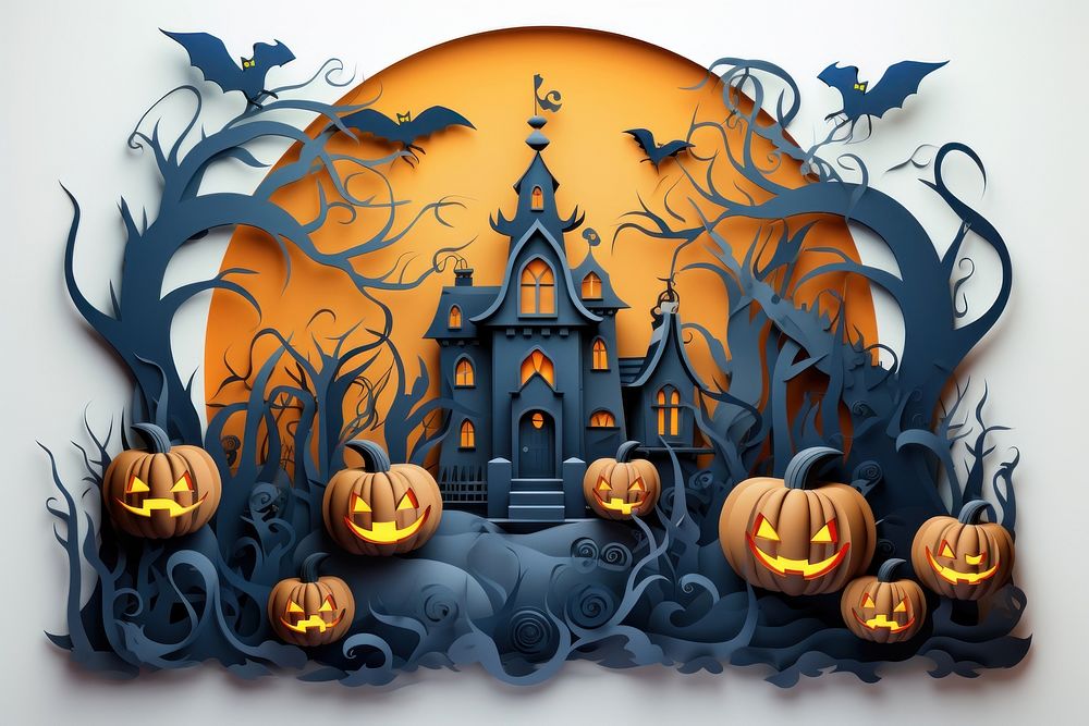 Halloween celebration anthropomorphic jack-o'-lantern. AI generated Image by rawpixel.