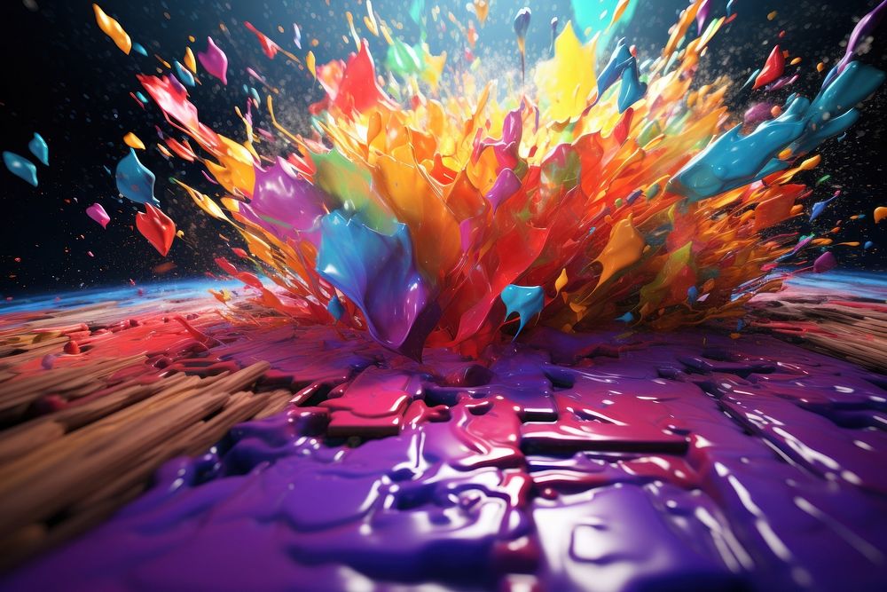 Paint fire backgrounds celebration. AI generated Image by rawpixel.