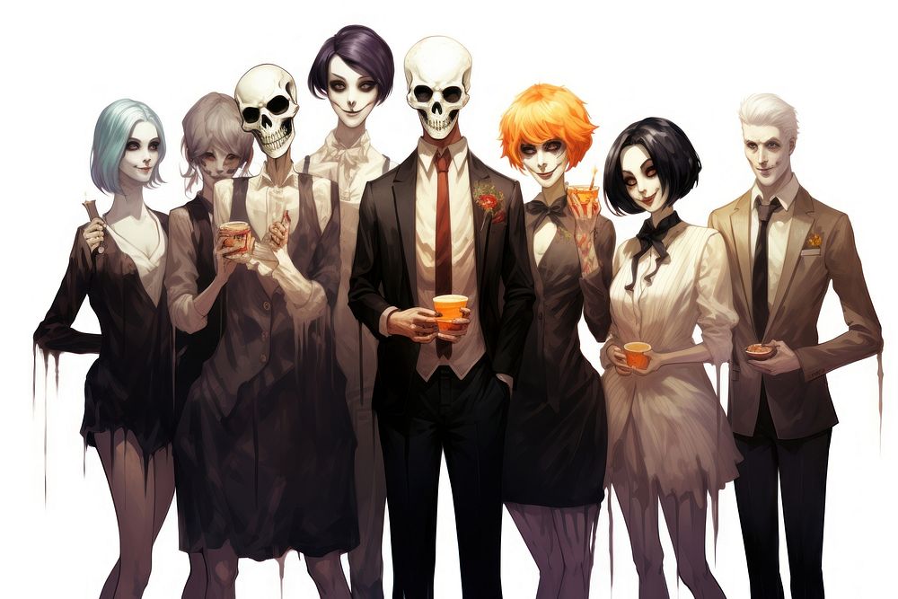 Anime death adult representation. AI generated Image by rawpixel.