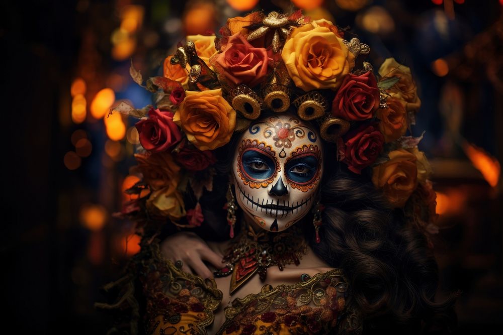 Carnival festival flower adult. AI | Premium Photo - rawpixel