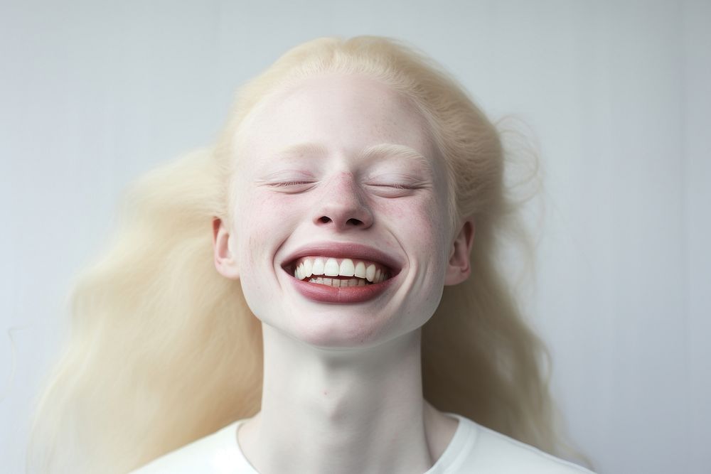 Laughing white happy happiness. AI generated Image by rawpixel.
