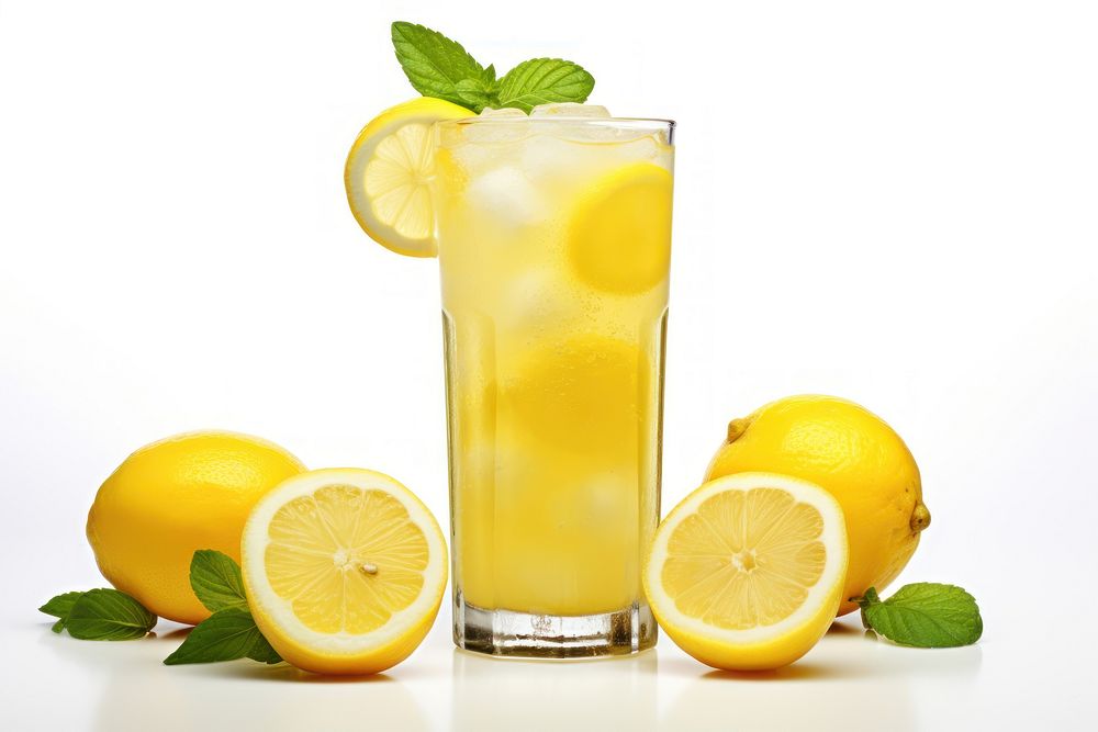 Lemonade fruit drink plant. AI generated Image by rawpixel.