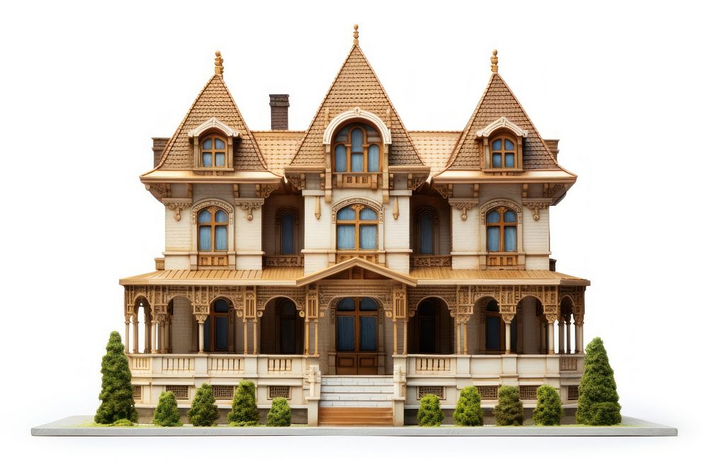 House architecture building mansion. AI generated Image by rawpixel.