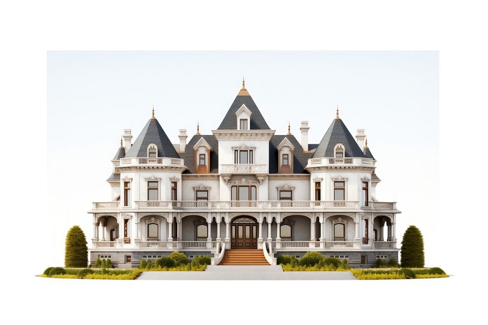Mansion house architecture building. AI generated Image by rawpixel.