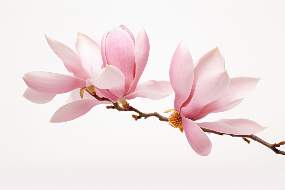 Flower magnolia blossom orchid. AI generated Image by rawpixel.