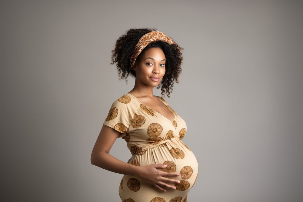 Pregnant portrait adult dress. AI generated Image by rawpixel.
