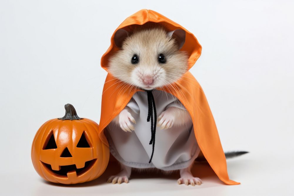 Hamster halloween mammal animal. 