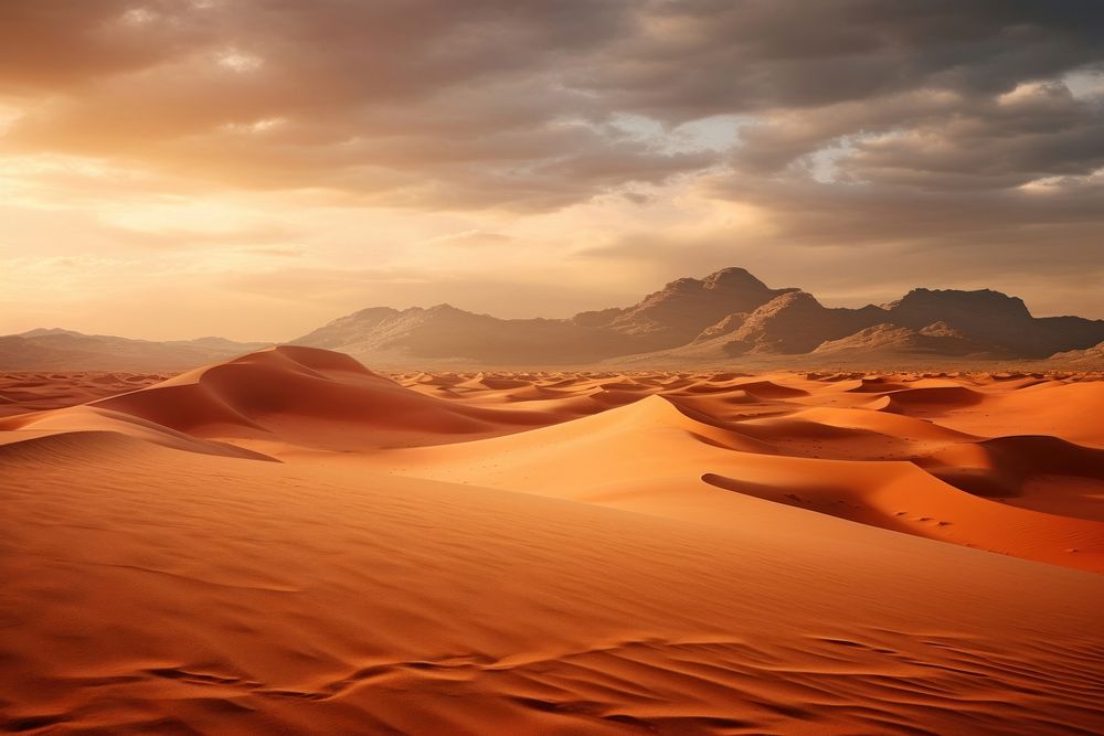 Desert outdoors horizon nature. 