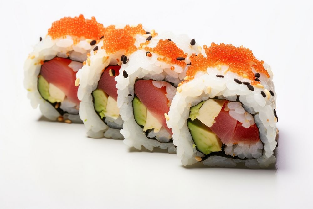Food sushi rice meal. AI generated Image by rawpixel.