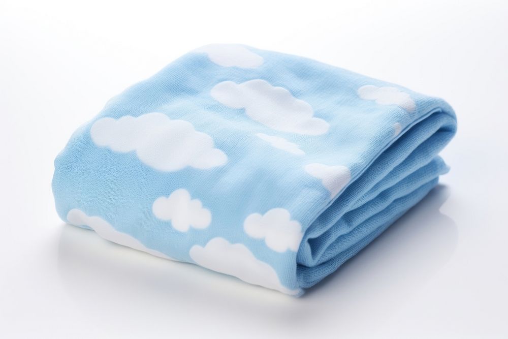 Towel cloud blue softness. 