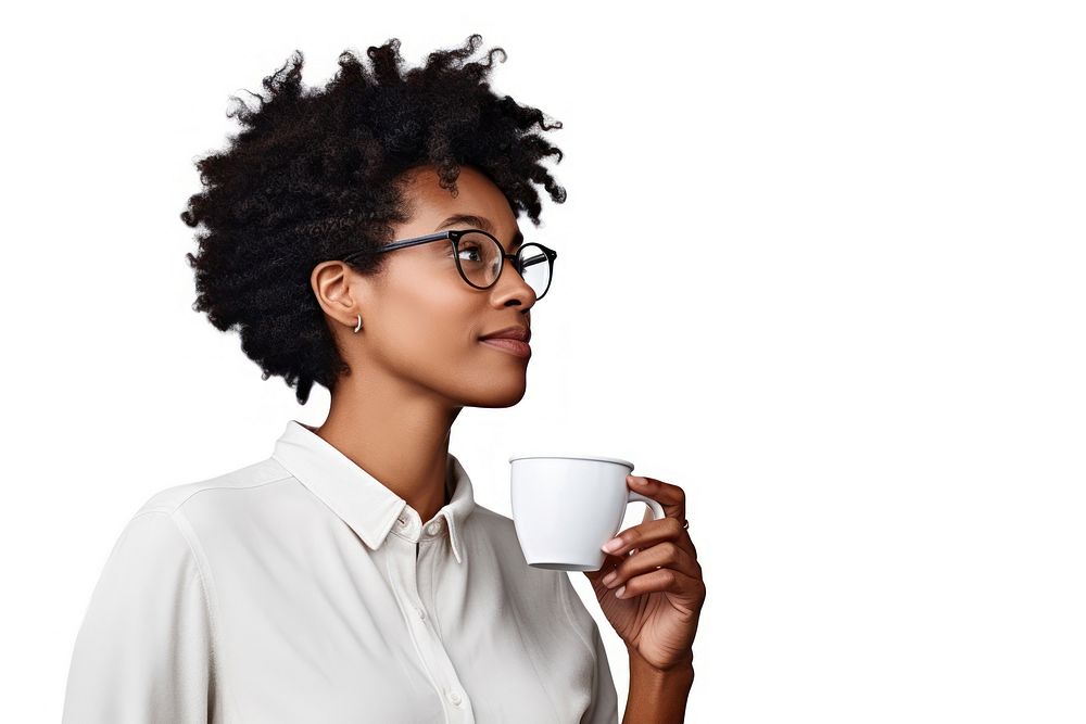 Cup coffee adult woman. AI generated Image by rawpixel.