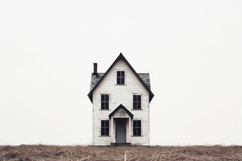 Haunted house architecture building outdoors. 