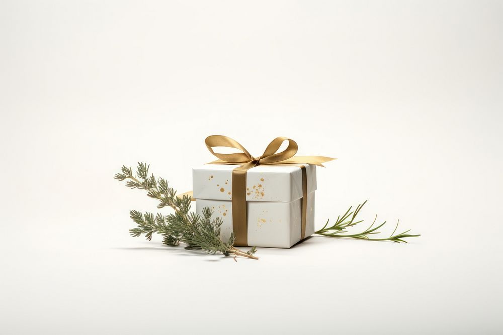 Gift box white background celebration decoration. AI generated Image by rawpixel.