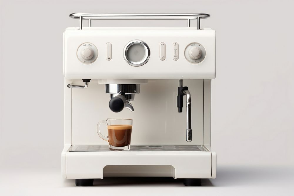 Coffee machine appliance cup coffeemaker. AI generated Image by rawpixel.