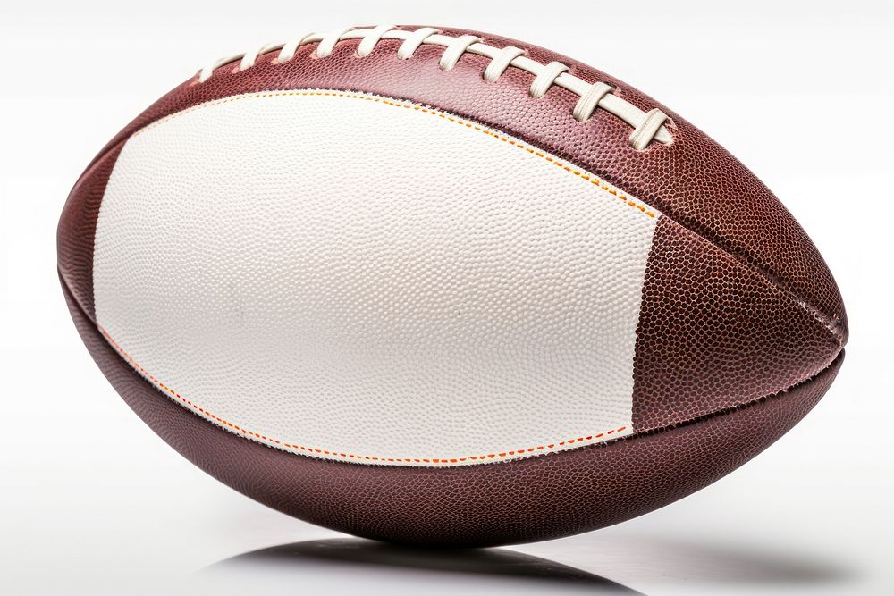 Football sports american football white background. 