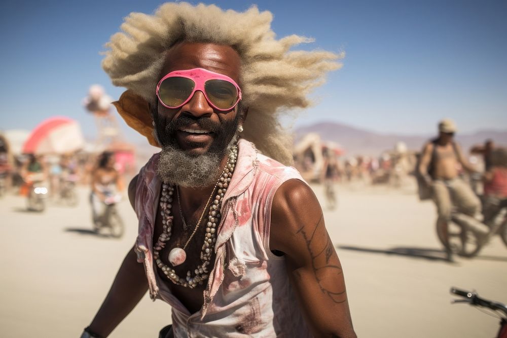 Sunglasses portrait adult beard. 