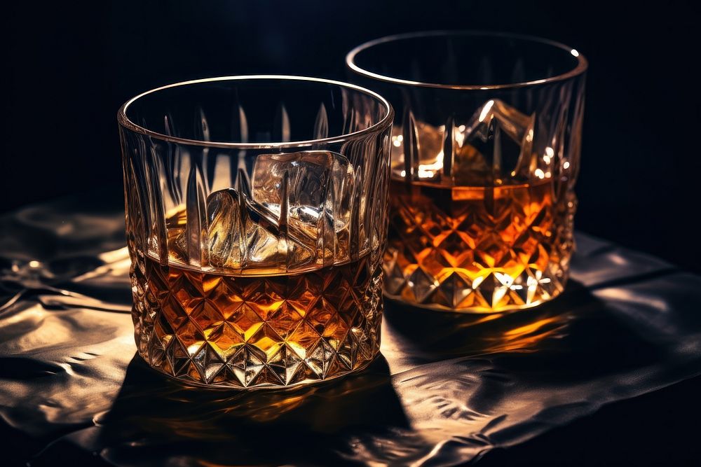 Glass whiskey whisky drink. AI | Free Photo - rawpixel