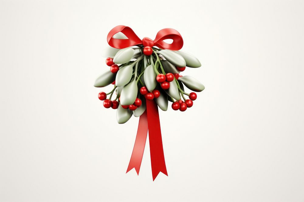 Plant bow red celebration. AI generated Image by rawpixel.