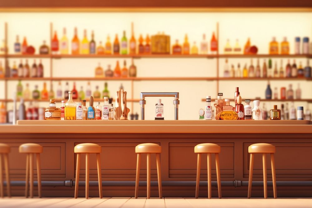 Bottle bar restaurant drink. AI generated Image by rawpixel.