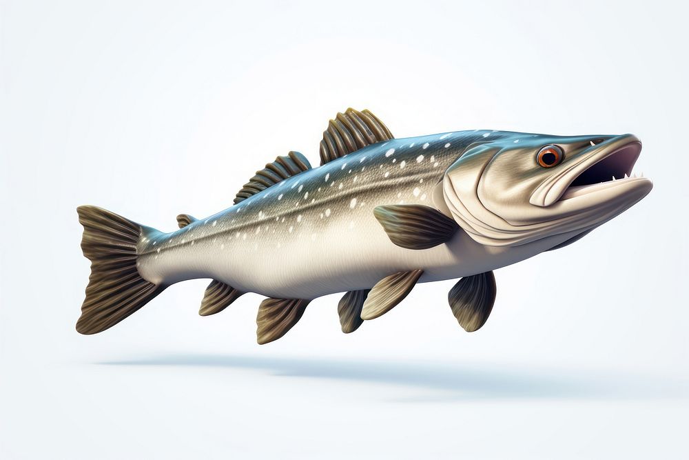 Atlantic cod fresh fish animal wildlife. AI generated Image by rawpixel.