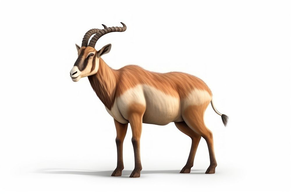Wildlife antelope animal mammal. AI generated Image by rawpixel.