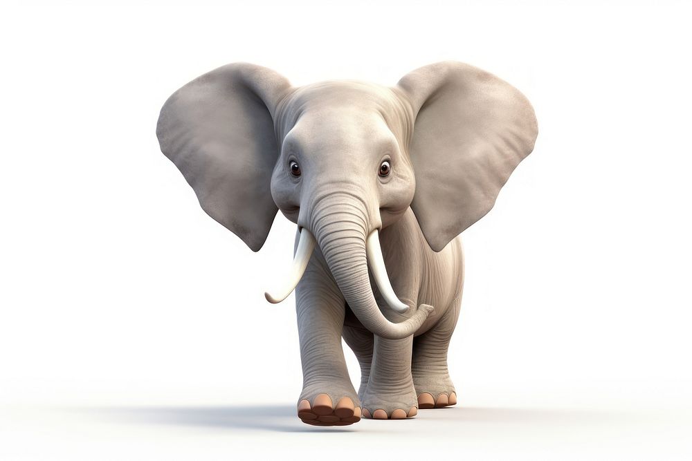 Elephant wildlife animal mammal. AI generated Image by rawpixel.