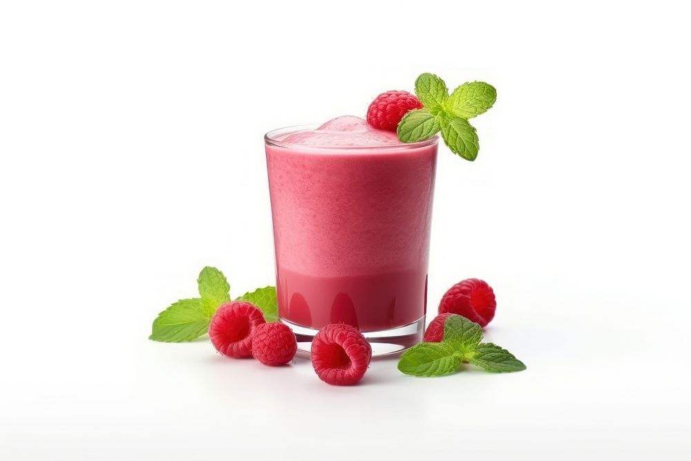 Raspberry smoothie fruit juice. AI generated Image by rawpixel.