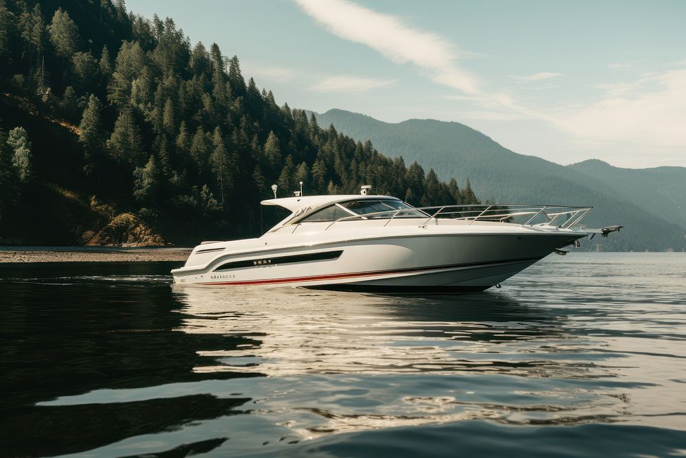 Boat vehicle boating yacht. AI generated Image by rawpixel.