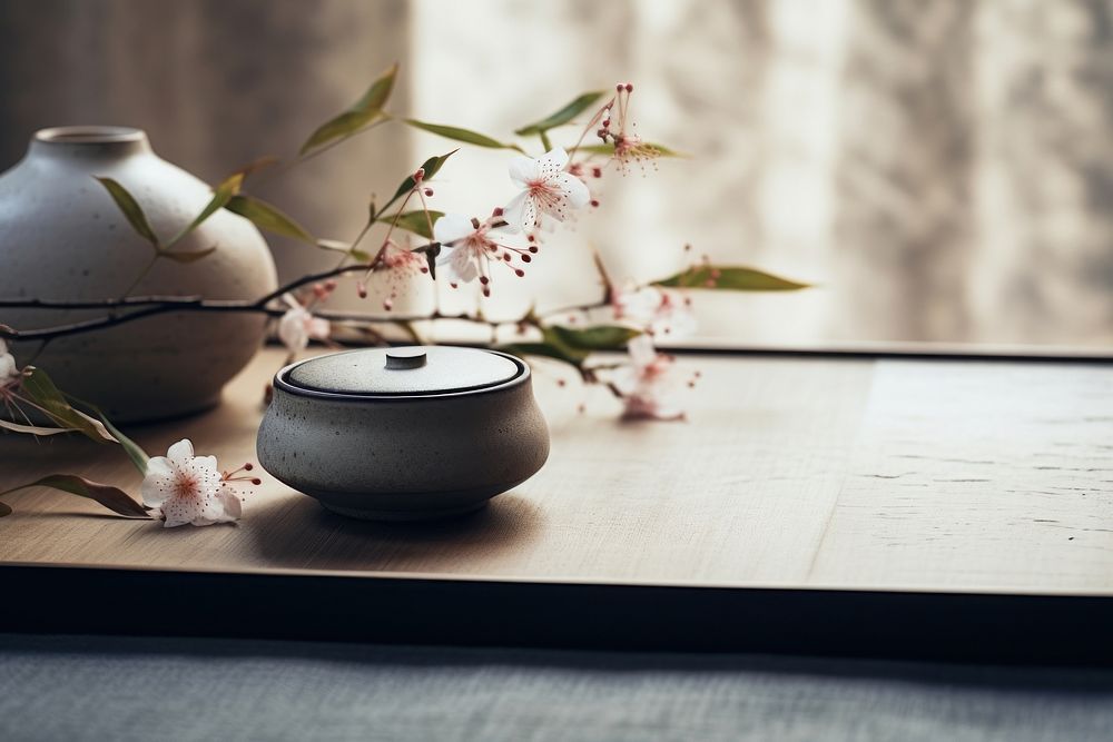Flower table plant windowsill. AI generated Image by rawpixel.