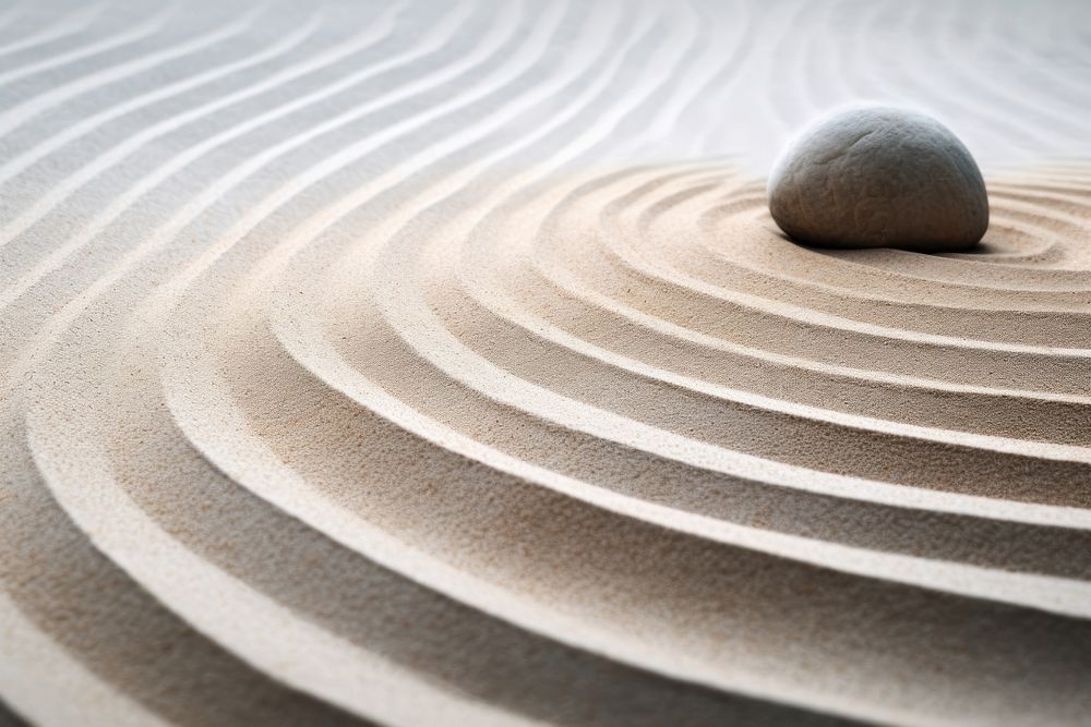 Sand backgrounds concentric labyrinth. 