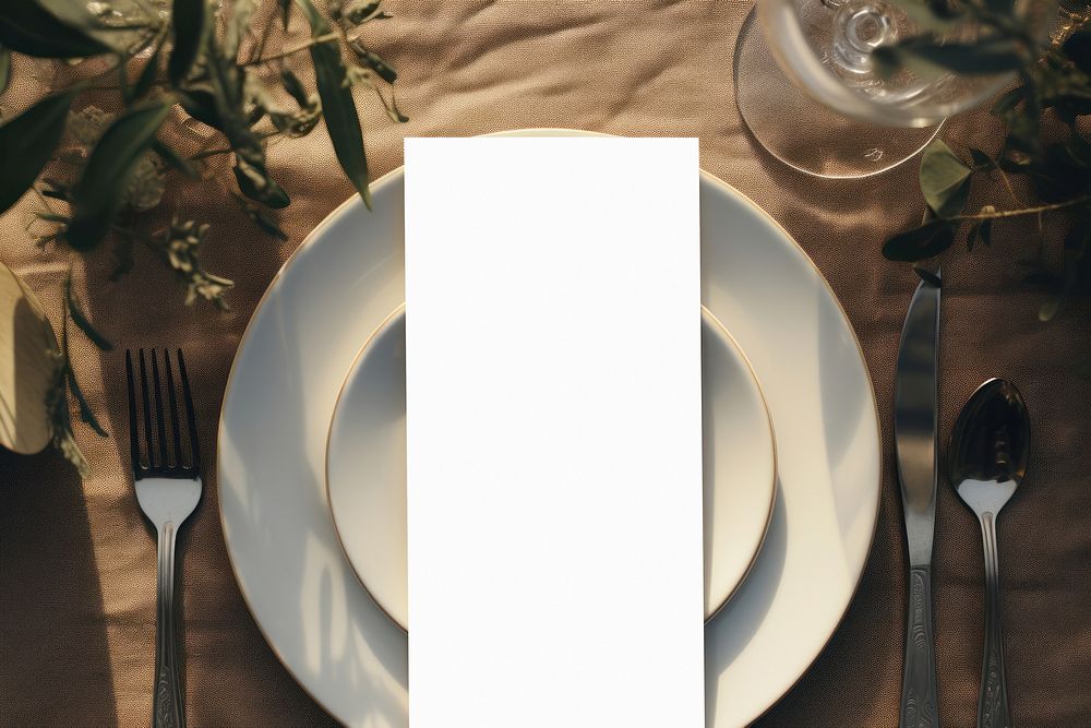 Wedding plate table fork. 
