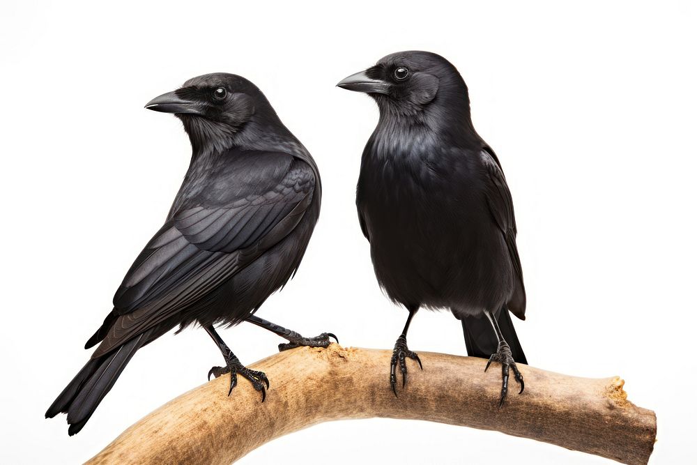 Blackbird animal wildlife perching. AI generated Image by rawpixel.