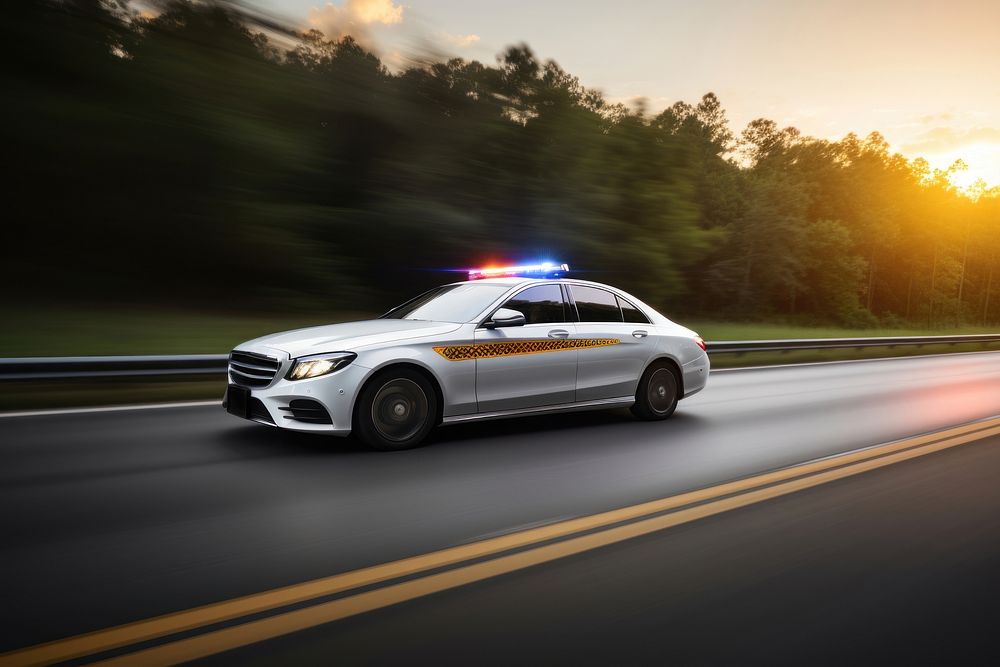 Car vehicle transportation police car. AI generated Image by rawpixel.