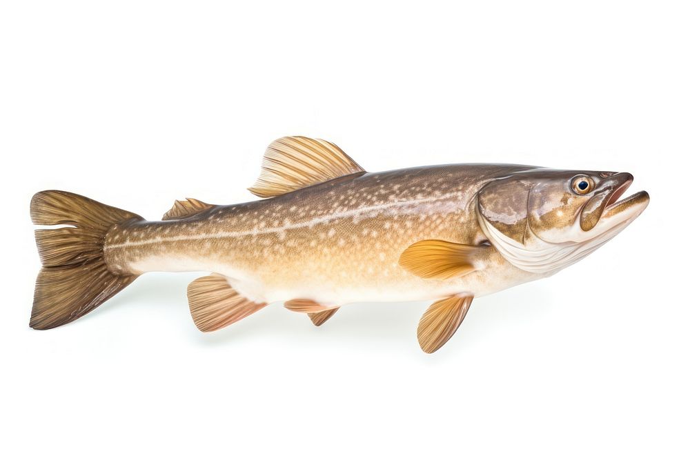 Atlantic cod fresh fish swimming animal. AI generated Image by rawpixel.