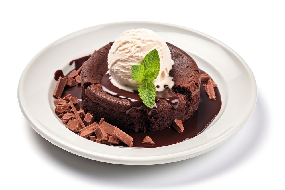 Dessert cream chocolate sundae. AI generated Image by rawpixel.