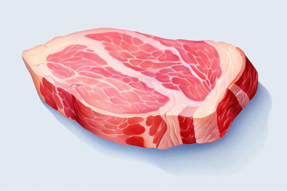 Steak meat beef pork. AI generated Image by rawpixel.